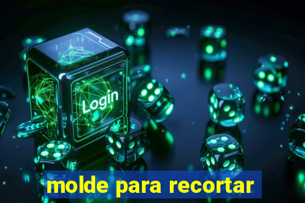 molde para recortar